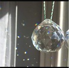20mm Clear Feng Shui Crystal Ball Prisms Pendant Suncatcher Hanging Faceted