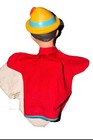 Vintage 1960s Walt Disney Productions Pinocchio Hand Puppet Vinyl Head Japan