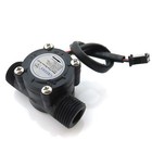 1 2  Water Flow Sensor Food-grade Switch Hall Effect Flowmeter Fluid Meter Co   