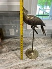 Dolbi Cashier Brass Cockatoo Parrot On Stand Vinatge Hollywood Regency