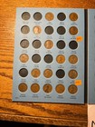 60 Coin Partial Set 1909 - 1940 Lincoln Wheat Cent In A  New Whitman Folder  31n