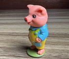 Puzzletown Pickle Car With Pa Pig Figure 1977 Playskool Richard Scarry 1970s