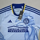 Adidas Atlanta United Mls Jersey Mens Large Blue 24 25 Away Authentic Soccer Nwt