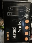 Zuoyi Heated Socks Unisex Adults Breathable Washable Black light Gray