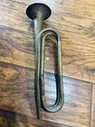 Vintage Brass Military Bugle Without Mouthpiece