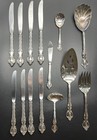 International Deep Silver Countess 46pcs  Silverware Set Serving Utensils