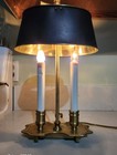 Vintage Small French Bouillotte Boudoir Lamp 
