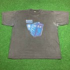 Vintage Doctor Who Shirt Mens Xl Black 2000 British Tv Show Promo Police Box Y2k