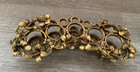 Vintage Mcm Matson Ormolu Gold Tone Vanity Lip Stick Holder Roses Floral Design