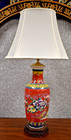 Large 36  High End Chinese Porcelain Jingdezhen Vase Lamp   phoenix And Flowers 