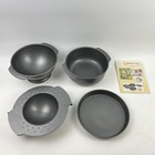 Vintage Betty Crocker Cake Pan   Book Bake n Fill Ball Round Filled Nonstick 4pc