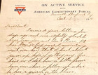 Wwi Letter From Home Censored Ymca Military Correspondence Army Soldier Marine