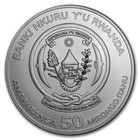 2020 Rwanda 1 Oz Silver African Bushbaby Bu