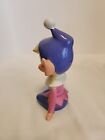 Norleans Vintage Ceramic Pixie Elf Pink Purple Mcm 1950s Ceramic Figurine Japan