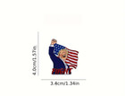 Donald Trump  fight   Enamel  Lapel   Brooch Pin-nip-next Day Shipping