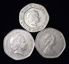 Isle Of Man Jersey Guernsey 20 Pence 1982  1999  2001 Lot Of 3 Coins Wca 593