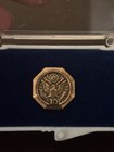 Us 10 Year United States Federal Government Service Lapel Pin With Case