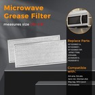 13 X 6  Microwave Grease Filter By Fetechmate Compatible With Whir-lpool G-e