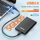 External Hard Drive Enclosure For 2 5 Inch Sata Hdd ssd 7mm 9 5mm  Usb 3 0 6g   