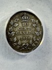 1918 Canada 10 Cents Silver Coin Graded Vf 30 By Anacs