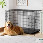 24 30 36 42 48  Dog Cage  Foldable Metal Kennel With Leakproof Tray Metal Kennel