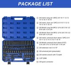 Air Tool And Accessories Kit 67 Pieces Long And Short Sets Ratchet Wrenches