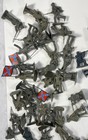 150  Loose Lot Of Plastic Army Men  Cowboys And Indians  Civil War Figures