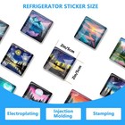 Fridge Magnet Button Maker Machine 2 In 50mm Metal Square Pin Maker Machine