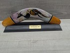 Australian Aboriginal Boomerang Hand Painted Dots Kangaroo Hardwood 