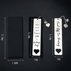 2pcs Funny Bookmark Gift For Women Men Metal Smutty Bookmarks Cute Book    