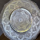 Fascinating Antique Middle Eastern Solid Silver Dish By Master Fadavi 