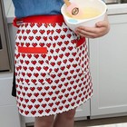 New Rosanna Pansino Wilton 8-bit Pixel Heart Half Apron Skirt Ro Nerdy Nummies