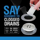 Tubshroom   Chrome Revolutionary Tub Drain Protector Hair Catcher Strainer Snare