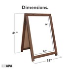 2 In 1 A Frame Sign Holder Whiteboard Sign - Dual Sided Magnetic Sandwich Board