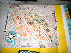 Vintage Illustrated Map Maps Of Brussel Bruxelles Belgium By Bp Stations