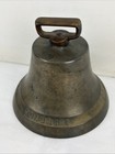 Antique Vintage Brass Bell Nautical Marine Ship Boat Dinner School 4 5    Cross