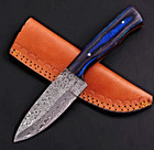 Custom Hand Made Damascus Hunting Knife   Hand Forged Damascus Steel Blade 2968