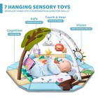 Baby Gym Play Mat  8-in-1 Tummy Time Mat   Ball Pit With 6 Toys  Washable Bab   