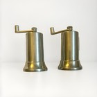 Vintage Perfex France Cast Aluminum Salt  pepper Grinder Mill Set 4    Mid-century