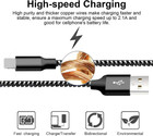 Braided Fast Charger Cable Heavy Duty Usb Lot Cord For Iphone 14 13 12 11 X Xr 8