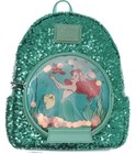 Disney Snow Globe Series Ariel The Little Mermaid Mini Backpack By Loungefly