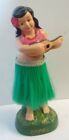 Hawaiian Hula Nodder Vtg 7  Ukelele Girl Dancer Bobble Made In Japan Hawaii Base