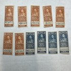 Canada 1930 Electricity And Gas Inspection Revenue Stamps