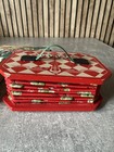 Antique Vintage Shanghai China Accordion Kids - Wooden Cloth With Box L