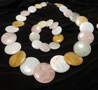 Jay King Necklace Set  22inch   925  Amazonite  Pastels  Bracelet  Earrings  