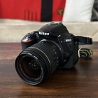 Nikon D5600 Dslr Camera With 18-55mm And 70-300mm Lens   4 Batteries   2 Charger