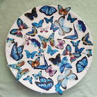 40pcs Clear Transparent Butterfly Sticker Pack For Scrapbooking   Glass Bottle