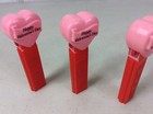 Valentines Day Vintage Pez Dispensers Lot Of 3
