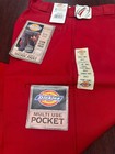 Dickies Men s Flex Double Knee Work Pant Loose Straight Fit  Red