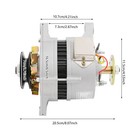 1500w Permanent Magnet Synchronous Generator Pure Copper Ac Low Rpm Alternator